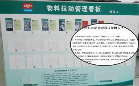 物料拉動(dòng)目視化管理 物料拉動(dòng)目視化管理
