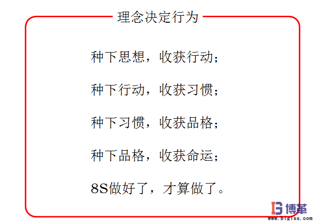 車間現場8S管理的具體內容