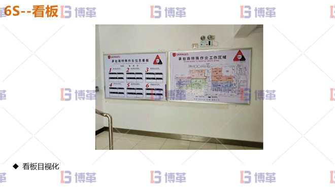 鋁加工企業6S管理改善 看板
